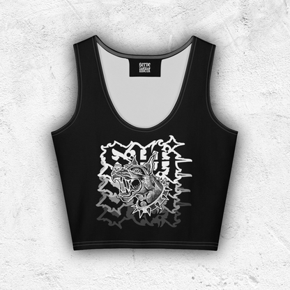 Women’s Wolf Logo Crop Top