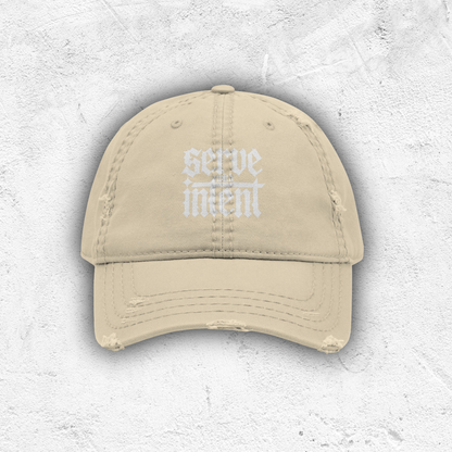 Serve With Intent Distressed Hat